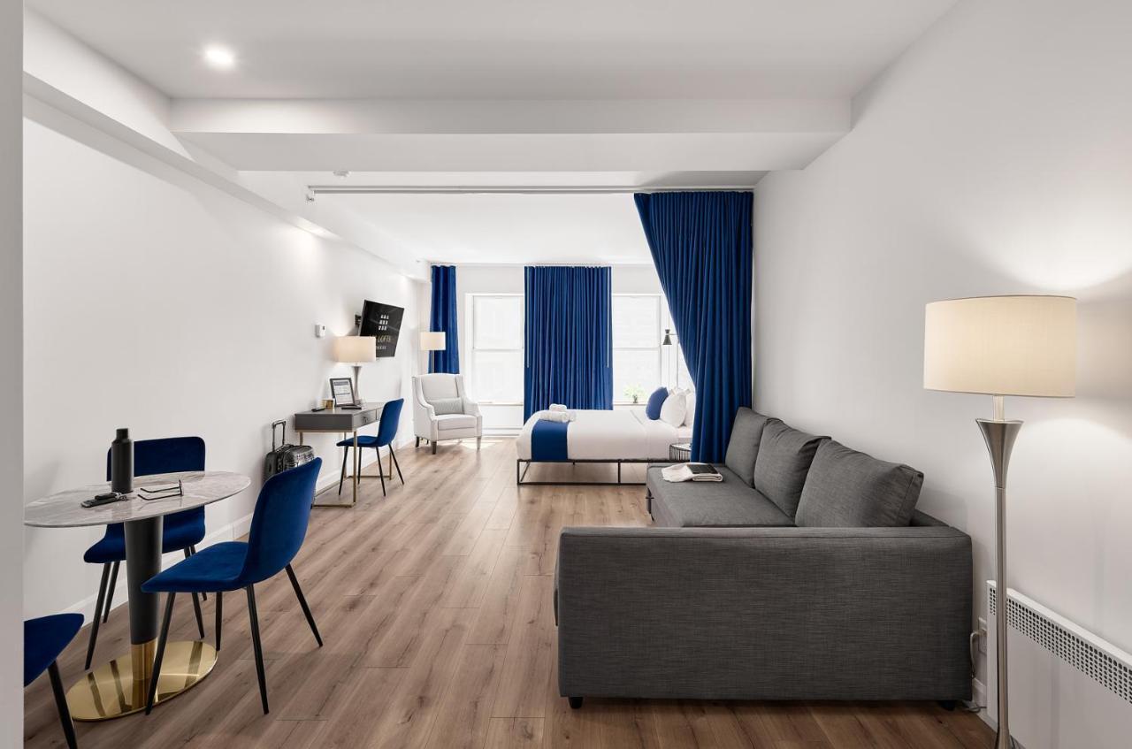 Apartament Les Lofts Du Theatre Québec Zewnętrze zdjęcie